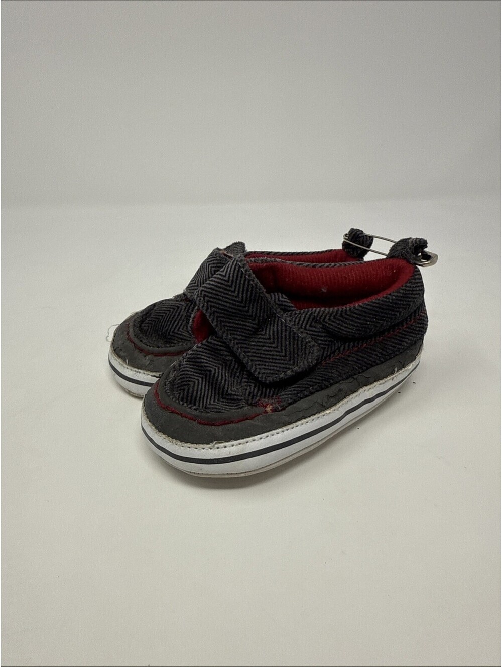 Goldbug Size 3 Baby Shoes Gray Soft Soles